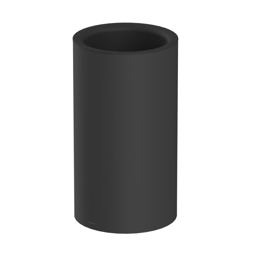 Плитка Whitecross Ergo Ведро ERGO для мусора черный матовый  поверхность матовая