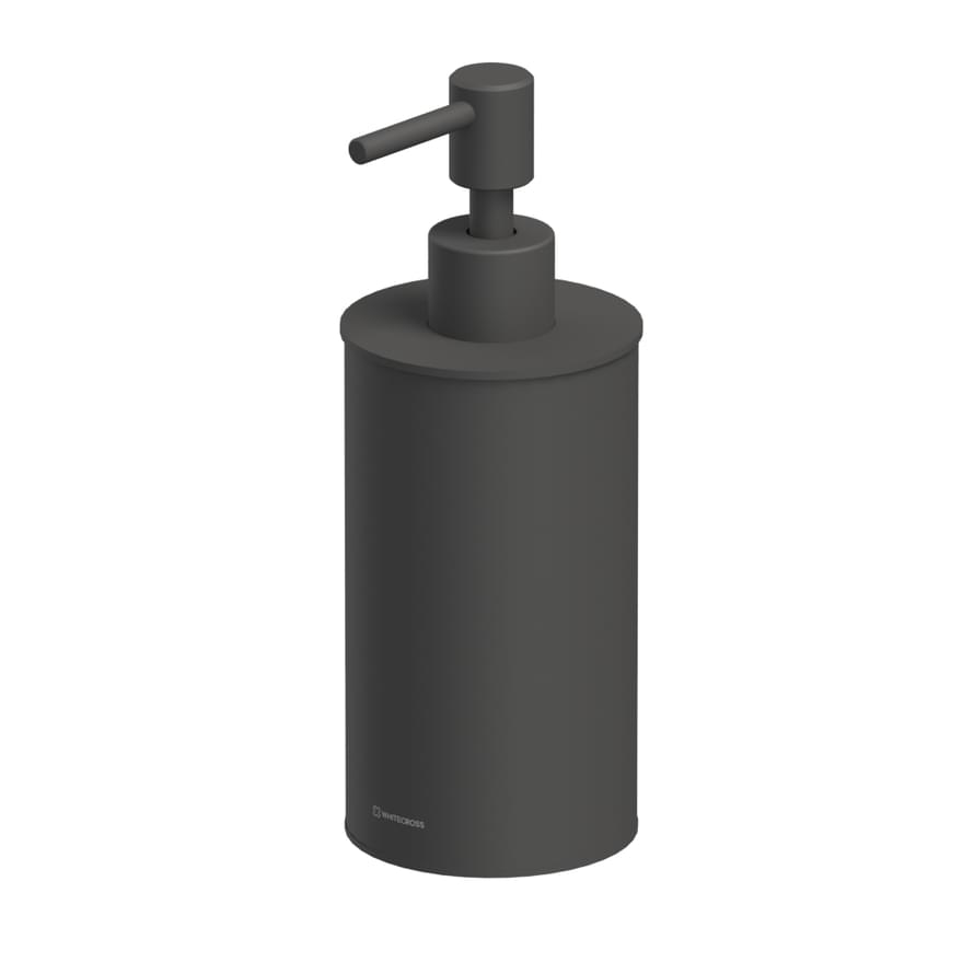 Плитка Whitecross Ergo Дозатор для жидкого мыла ERGO настольный черный матовый  поверхность матовая
