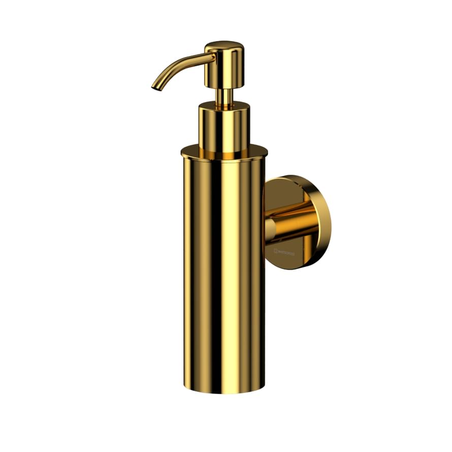 Плитка Whitecross Ergo Дозатор для жидкого мыла ERGO подвесной золото  поверхность глянец