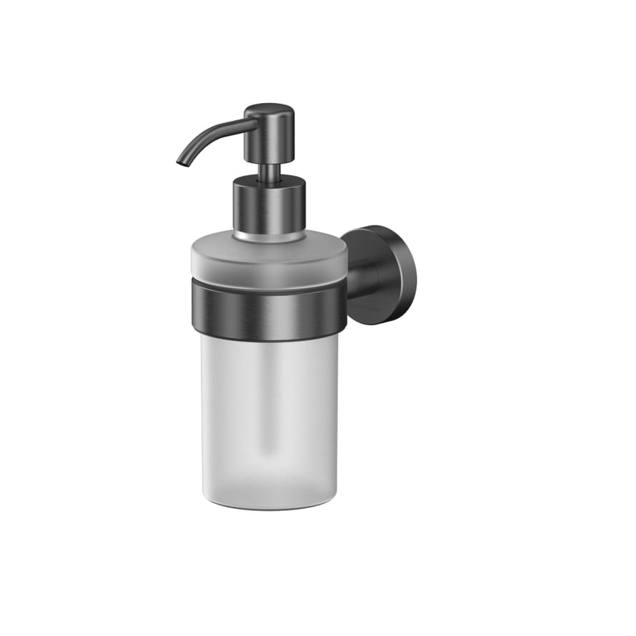 Плитка Whitecross Ergo Дозатор для жидкого мыла ERGO подвесной стекло оружейная сталь  поверхность брашированная