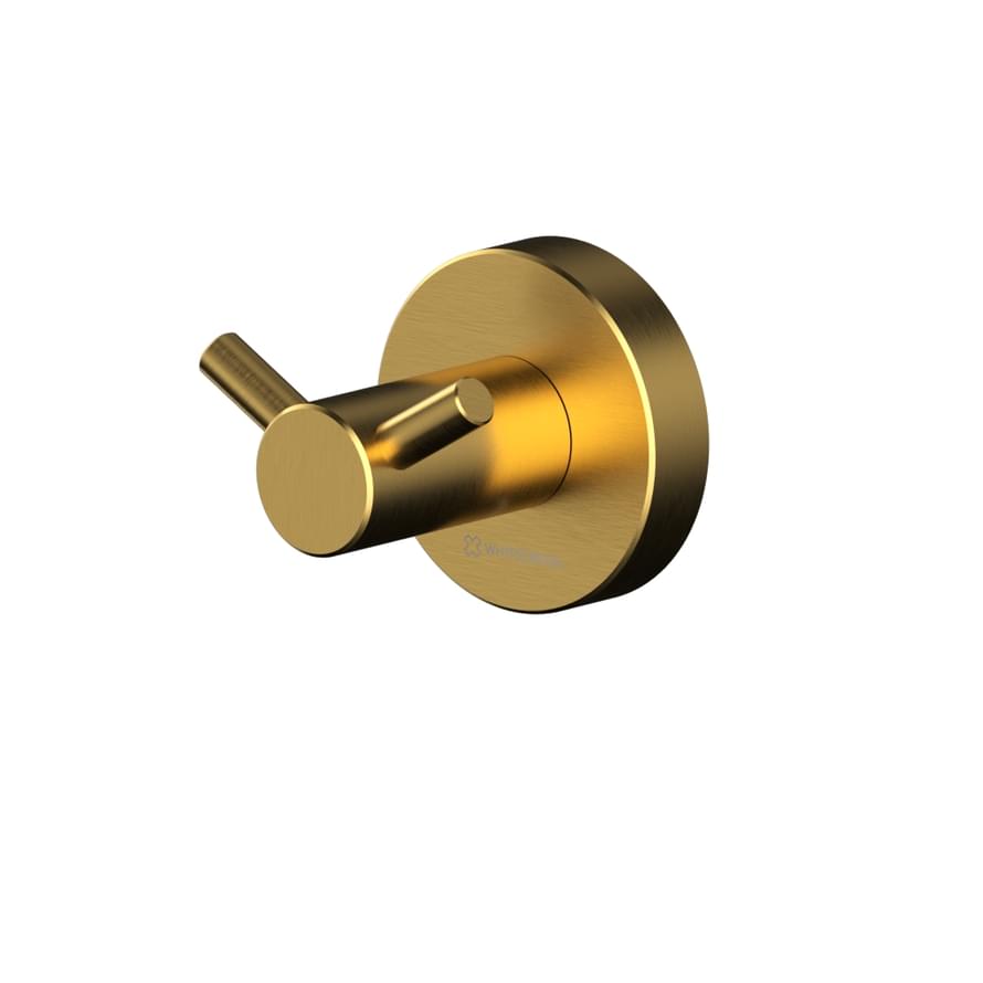 Плитка Whitecross Ergo Крючок ERGO двойной золото брашированное  поверхность брашированная