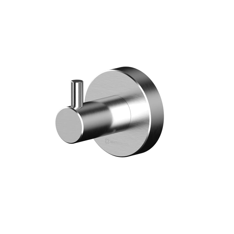 Плитка Whitecross Ergo Крючок ERGO одинарный никель  поверхность брашированная