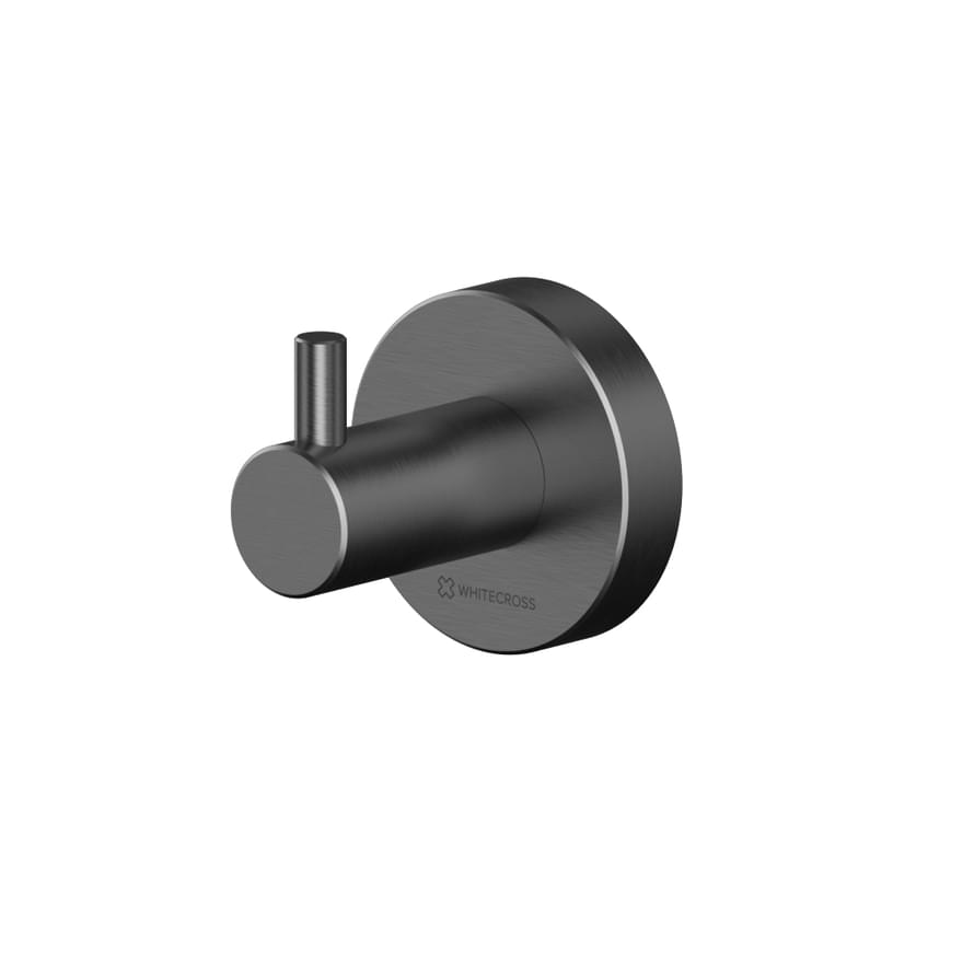 Плитка Whitecross Ergo Крючок ERGO одинарный оружейная сталь  поверхность брашированная