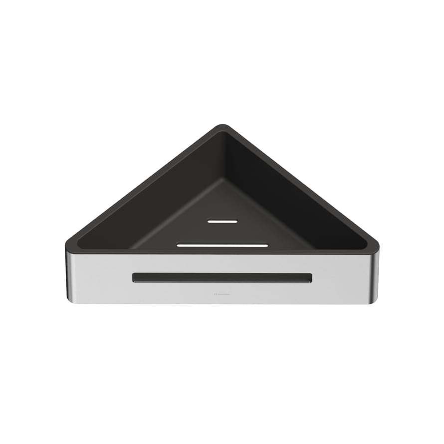 Плитка Whitecross Ergo Полка для душа ERGO угловая никель  поверхность брашированная