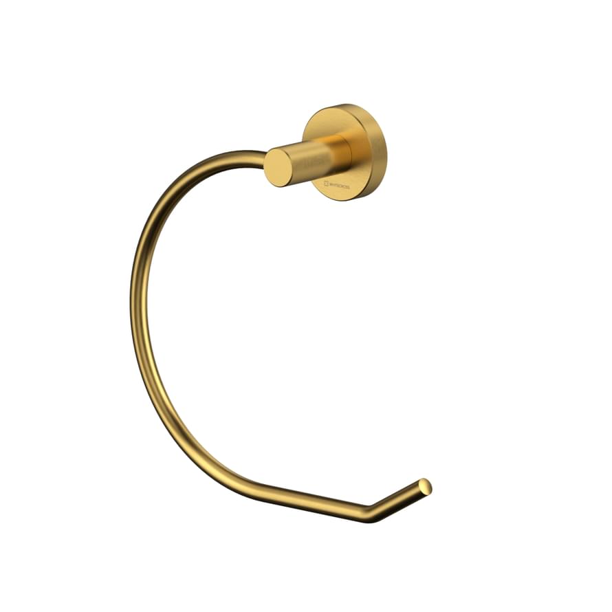 Плитка Whitecross Ergo Полотенцедержатель ERGO кольцо золото брашированное  поверхность брашированная