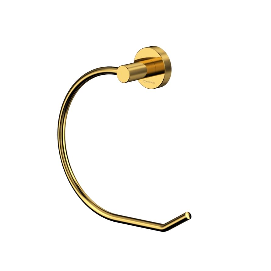 Плитка Whitecross Ergo Полотенцедержатель ERGO кольцо золото  поверхность глянец
