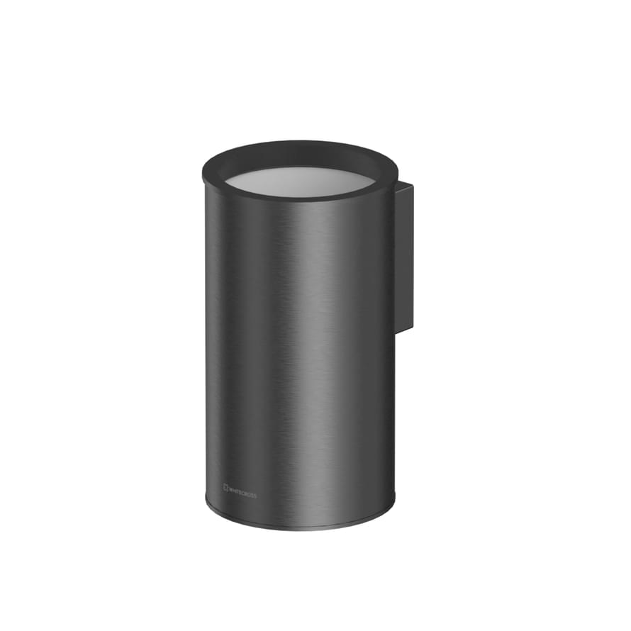 Плитка Whitecross Ergo Стакан ERGO подвесной оружейная сталь  поверхность брашированная