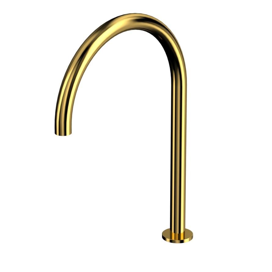 Плитка Whitecross Y Излив отдельностоящий на столешницу золото  поверхность глянец