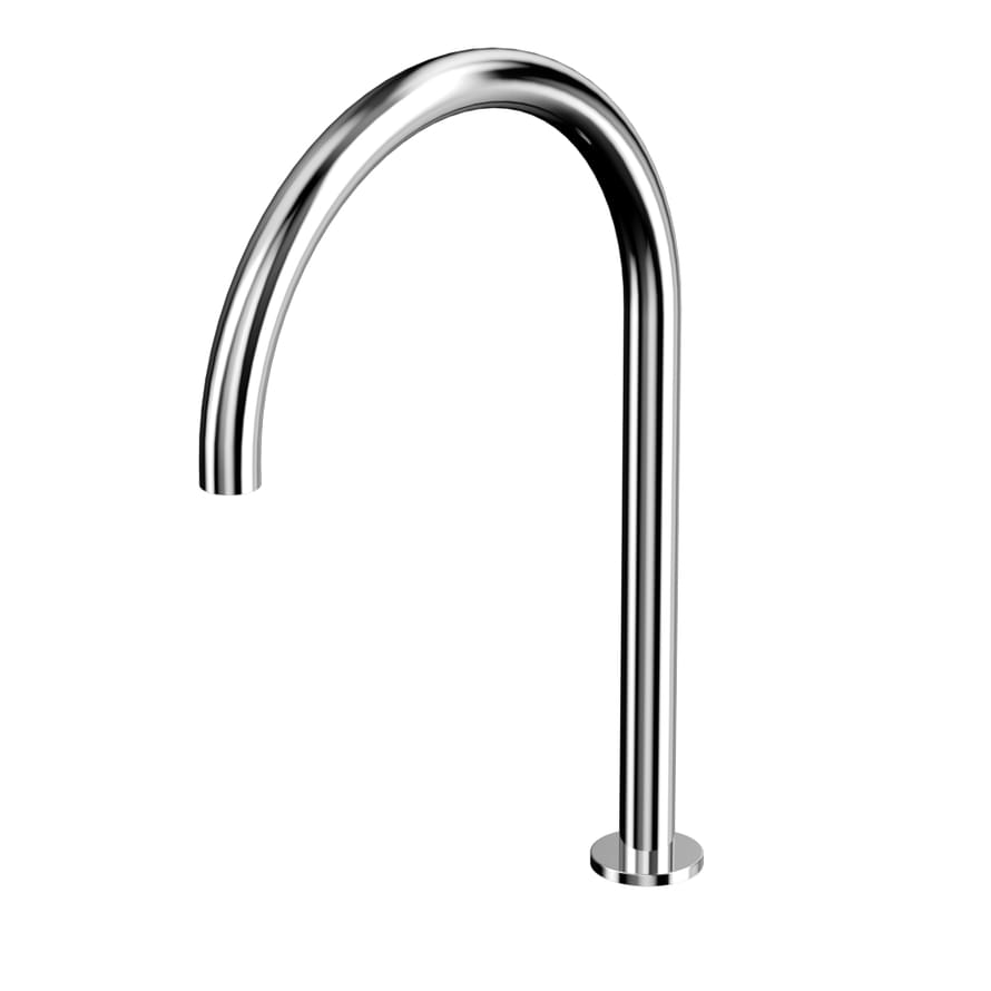 Плитка Whitecross Y Излив отдельностоящий на столешницу хром  поверхность глянец