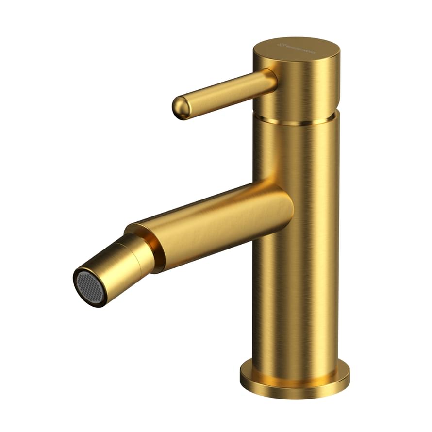 Плитка Whitecross Y Смеситель Y для биде золото брашированное  поверхность брашированная