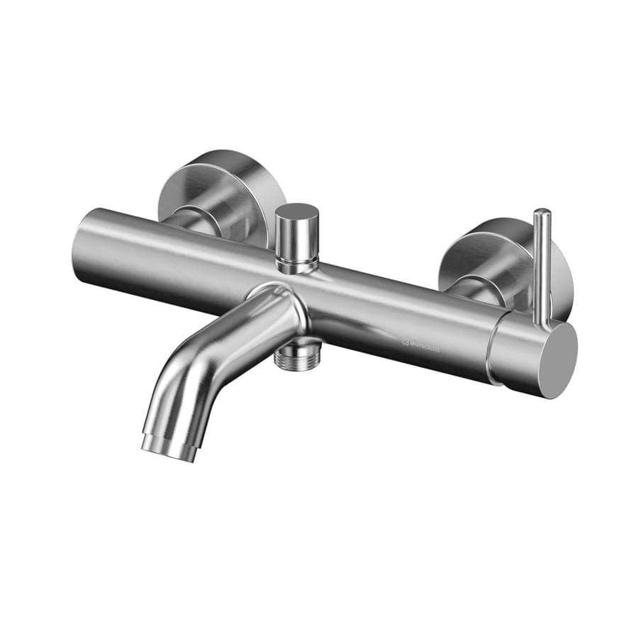 Плитка Whitecross Y Смеситель Y для ванны никель  поверхность брашированная