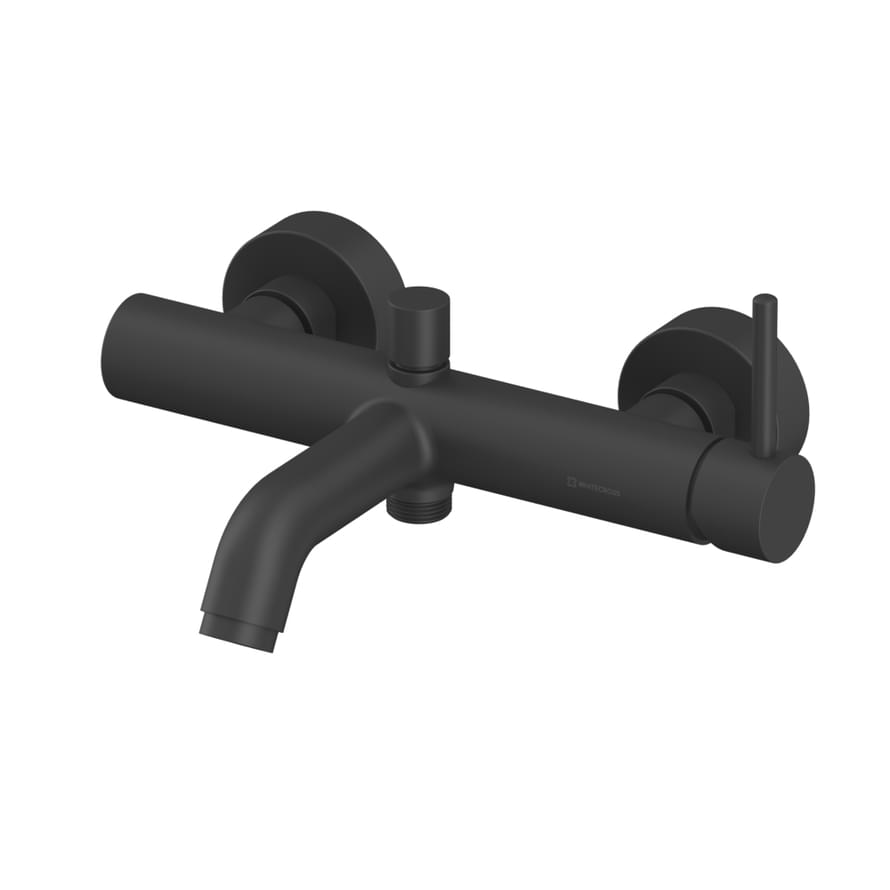 Плитка Whitecross Y Смеситель Y для ванны черный матовый  поверхность матовая