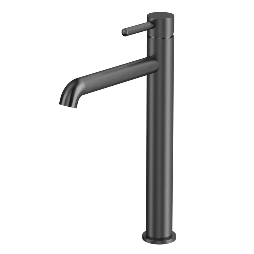 Плитка Whitecross Y Смеситель Y для раковины высокий оружейная сталь  поверхность брашированная