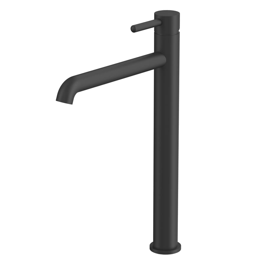 Плитка Whitecross Y Смеситель Y для раковины высокий черный матовый  поверхность матовая