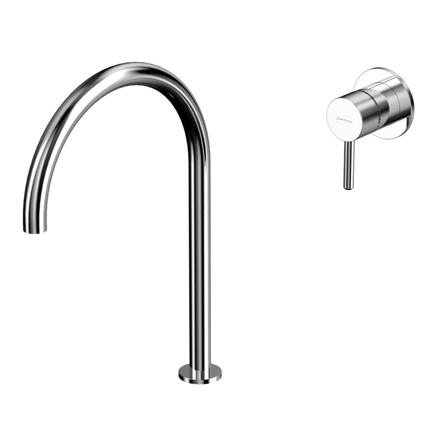 Плитка Whitecross Y Смеситель Y для раковины с выносным управлением хром  поверхность глянец