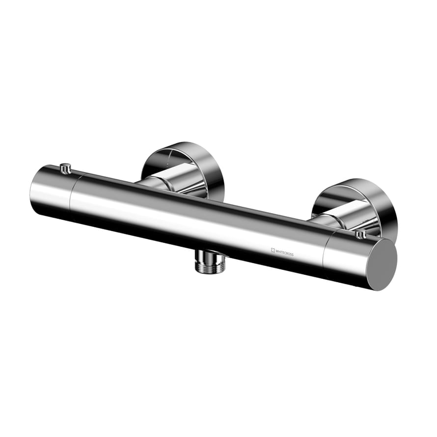 Плитка Whitecross Y Смеситель Y термостат для душа без излива хром  поверхность глянец