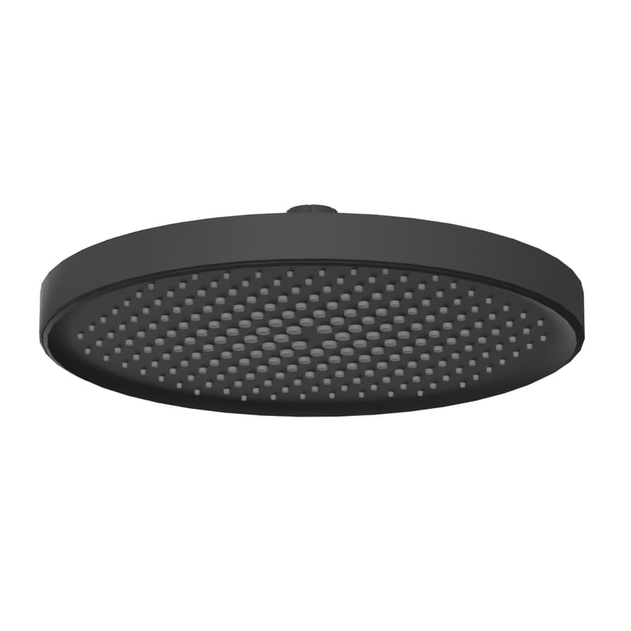 Плитка Whitecross Вне Коллекций Верхний душ 270 мм черный матовый  поверхность матовая