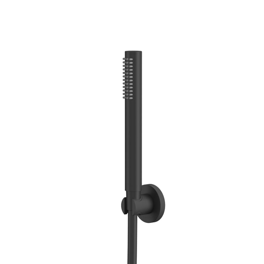 Плитка Whitecross Вне Коллекций Душевой гарнитур точечный с лейкой MICRO черный матовый  поверхность матовая