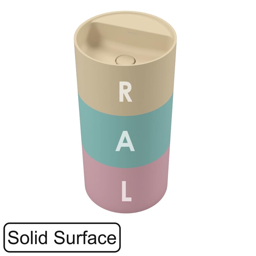 Плитка Whitecross Раковины Раковина напольная PANTHEON D430 мм искусственный камень RAL матовый  поверхность матовая
