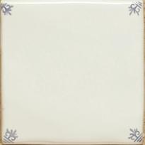 Плитка Winchester Classic Delft White Blanc With Corners 12.7x12.7 см, поверхность глянец