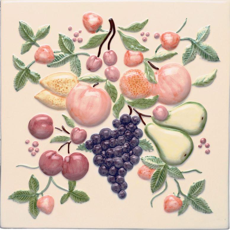 Winchester Classic Fruit Plaque On Off White 32.3x32.3