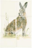 Плитка Winchester Classic Wise Hare Colour On Off White 38.1x25.4 см, поверхность глянец