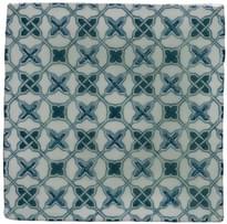 Плитка Winchester Residence Chateaux Ormeaux On Blue On Mint 13x13 см, поверхность глянец
