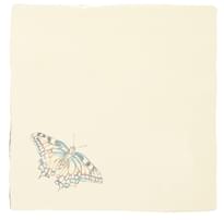 Плитка Winchester Residence Indigo Swallowtail Pastel On Palomino 13x13 см, поверхность глянец