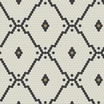 Плитка Winckelmans Complex Mosaics Special Design Diamond 001 Hex-2.5 3.8Mm 100x100 см, поверхность матовая