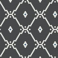 Плитка Winckelmans Complex Mosaics Special Design Diamond 004 Hex-2.5 3.8Mm 100x100 см, поверхность матовая