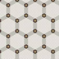 Плитка Winckelmans Complex Mosaics Special Design Net 005 Hex-2.5 3.8Mm 100x100 см, поверхность матовая