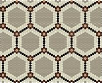Плитка Winckelmans Complex Mosaics Special Design Net 006 Hex-2.5 3.8Mm 100x100 см, поверхность матовая