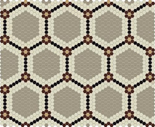 Winckelmans Complex Mosaics Special Design Net 006 Hex-2.5 3.8Mm 100x100