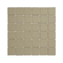 Плитка Winckelmans Mosaic Antislip Pale Grey Grp 31.8x31.8 см, поверхность матовая, рельефная