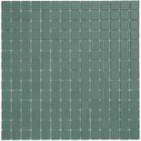 Плитка Winckelmans Mosaic B B1 Dark Green Vef 30.8x30.8 см, поверхность матовая