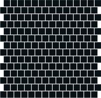 Плитка Winckelmans Mosaic B B2 Black Noi 30.8x30.8 см, поверхность матовая