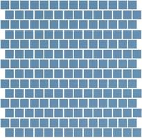 Плитка Winckelmans Mosaic B B2 Blue Beu 30.8x30.8 см, поверхность матовая