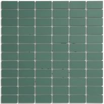 Плитка Winckelmans Mosaic D D1 Dark Green Vef 31.8x31.8 см, поверхность матовая