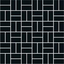 Плитка Winckelmans Mosaic D D2 Black Noi 31.8x31.8 см, поверхность матовая