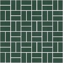 Плитка Winckelmans Mosaic D D2 Dark Green Vef 31.8x31.8 см, поверхность матовая