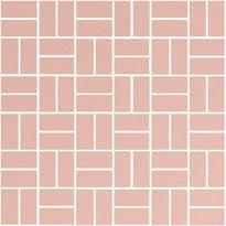 Плитка Winckelmans Mosaic D D2 Pink Rsu 31.8x31.8 см, поверхность матовая