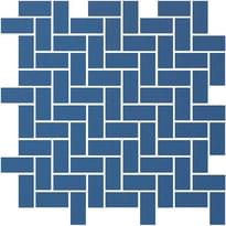 Плитка Winckelmans Mosaic D D4 Chevron Blue Moon Ben 31.8x31.8 см, поверхность матовая