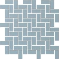 Плитка Winckelmans Mosaic D D4 Chevron Pale Blue Bep 31.8x31.8 см, поверхность матовая