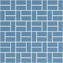Плитка Winckelmans Mosaic D D5 Blue Beu 31.8x31.8 см, поверхность матовая
