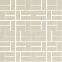 Плитка Winckelmans Mosaic D D5 White Bau 31.8x31.8 см, поверхность матовая