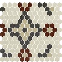 Плитка Winckelmans Mosaic Decors Decor E1010104D001 28x29.5 см, поверхность матовая