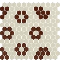Плитка Winckelmans Mosaic Decors Decor E1011102D001 28x29.5 см, поверхность матовая
