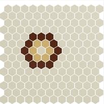 Плитка Winckelmans Mosaic Decors Decor E1011203D001 28x29.5 см, поверхность матовая