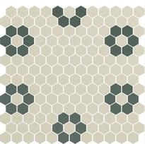 Плитка Winckelmans Mosaic Decors Decor E1012002D001 28x29.5 см, поверхность матовая
