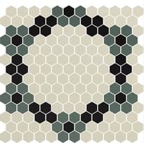 Плитка Winckelmans Mosaic Decors Decor E1012003D001 28x29.5 см, поверхность матовая